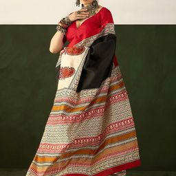 Mitera Bhagalpuri  Saree-image-0