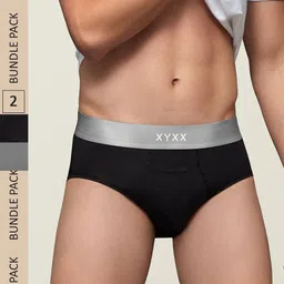 XYXX Men IntelliSoft Antimicrobial Micro Modal Pack of 2 Dualist Briefs XYBRF2PCKN288-image-70