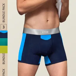 XYXX Men IntelliSoft Antimicrobial Micro Modal Pack of 3 Dualist Trunks XYTRNK3PCKN383-image-82