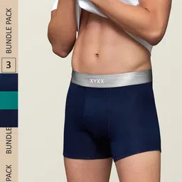 XYXX Men IntelliSoft Antimicrobial Micro Modal Pack of 3 Dualist Trunks XYTRNK3PCKN382-picture-23