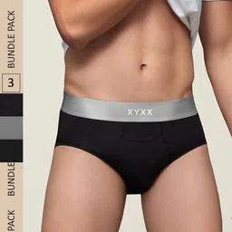 XYXX Men IntelliSoft Antimicrobial Micro Modal Pack of 3 Dualist Briefs XYBRF3PCKN369-picture-6