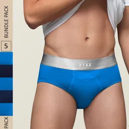 XYXX Men IntelliSoft Antimicrobial Micro Modal Pack of 5 Dualist Briefs XYBRF5PCKN106-image-24