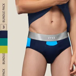 XYXX Men IntelliSoft Antimicrobial Micro Modal Pack of 5 Dualist Briefs XYBRF5PCKN104-picture-56