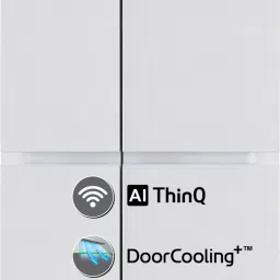 655 L Frost Free Side by Side Refrigeratorwith Smart Inverter Compressor, AI ThinQ (Wi-Fi), Door Cooling+ & Hygiene Fresh+-picture-0