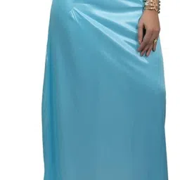 house of common FK-Petticoat_Firozi Pure Satin, Pure Silk Petticoat-image-55