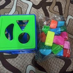 Shape Sorting Cube With 18 Shape And Different Color-CUBE BLUE-675--image-81