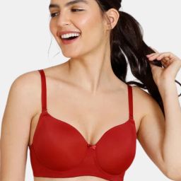 Women T-Shirt Lightly Padded Bra-image-12