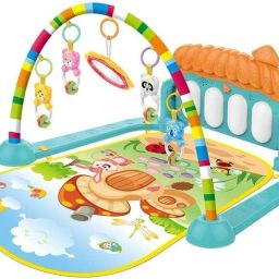 4-in-1 Musical Baby Gym with Light-Up Piano-1