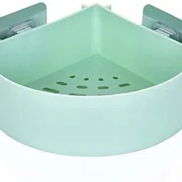 Self Adhesive Multi-Purpose Wall Hanging BATHROOM floating Shelf Plastic Wall Shelf-image-75