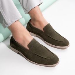Mast & Harbour Men Olive Loafers Loafers For Men-image-35