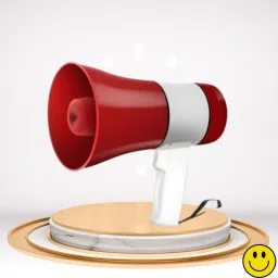 Handheld Megaphone with Siren, Microphone & Rechargeable for Outdoor EventsB338 Megaphone Portable Megaphone Siren Loudspeaker Function &Long Battery BackupI338 Outdoor PA System-45
