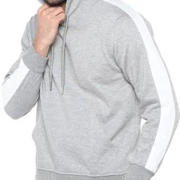alan jones Men Full Sleeve Color Block Hooded Sweatshirt-picture-6