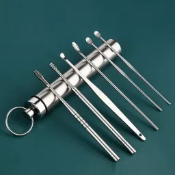 6 Pcs Ear Cleaning Tools with Aluminum Tube Ear Cleaning Tools-13
