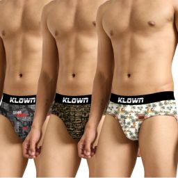 Pack of 3 Printed Men Brief-image-3
