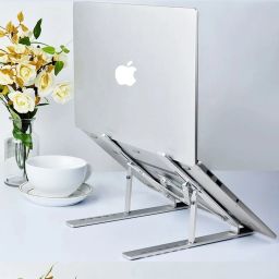 imad foldable laptop stand aluminum ergonomic vertical portable desktop adjustable laptop holder stan Laptop Stand-16