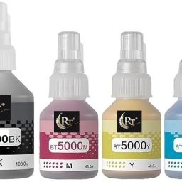 RT T6000BK-T5000 Multicolour Refil ink for Brother tank printers Black + Tri Color Combo Pack Ink Bottle-26