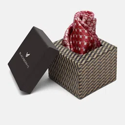 Blackberrys Men 4 Ways Printed Silk  Pocket Square-image-92