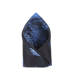Tossido Men Black & Blue Printed Microfibre Pocket Square-picture-11