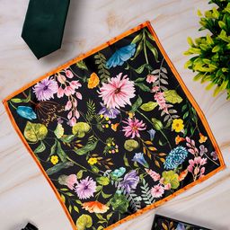 KOLOROBIA Men Floral Printed Pocket Squares-image-58