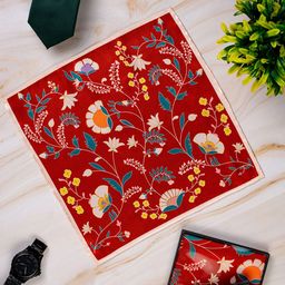 KOLOROBIA Men Floral Printed Pocket Squares-image-59