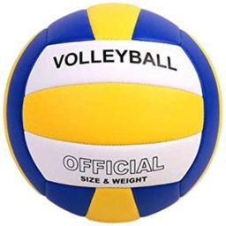 Machine Stitched Super Volleyball Lightweight Premium Quality Standard Size Volleyball - Size: 4-6