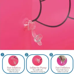 vaisag house Inflatable Flamingo Infant Swimming Float Ring Inflatable Swimming Pool Inflatable Pool Accessory image 3