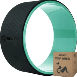 boldfit Yoga Wheel Roller for Women & Men Yoga Roller for Exercise Back Bends Yoga Ring Yoga Blocks-picture-9
