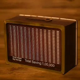 Money Saving Box | Wooden Money Piggy Bank Coin Bank-image-72