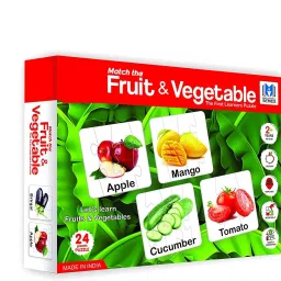 arniyavala ducational Jigsaw Puzzle Range for Kids (Match The Fruit & Vegetable) image 2