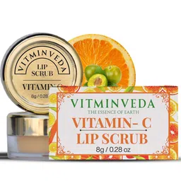 VITMINVEDA Vitamin C Lip Scrub for Dry Lips - 8 g-47