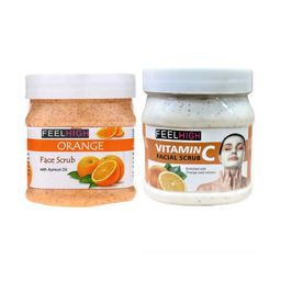 FEELHIGH Set of Orange & Vitamin C Face Scrub - 500 ml Each-54
