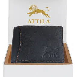 attila Men Casual Black Genuine Leather RFID Wallet-picture-23