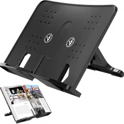 ELV DIRECT Book Stand, Portable Handsfree Reading,Book Holding Tray Mobile Holder-17