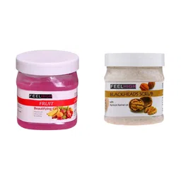 FEELHIGH Face & Body Fruit Gel & Blackhead Scrub - 500 ml Each-48
