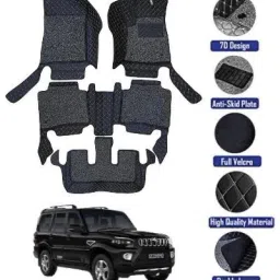 Leatherite 7D Mat ForMahindra Scorpio Classic-image-19