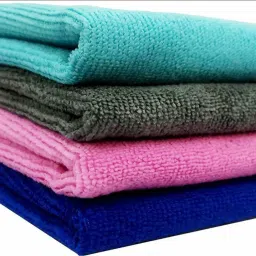 ZEDFIBER HAND TOWEL, Face Towel, Plain Hanky 350 GSM Handkerchief, RUMAL, NAPKIN ["Multicolor"] Handkerchief-image-90