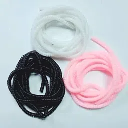ENMORA RT-56_USB CABLE PROTECTOR SPRING_Spiral Triple Colour Cable Cord Protector Saver Winder for iPhone and Android Charging Cable/Earphones ( olours - 4Piece Cable Protector-6