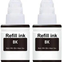 greencom Ink Compatible For GI 790 G1000,G1010,G1100,G2000,G2002,G2010,G2012,G2100 Black - Twin Pack Ink Bottle-image-49