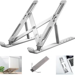 Flipkart SmartBuy 6 Angles Adjustable Aluminum Foldable Portable Laptop/Desktop Stand Laptop Stand-picture-3