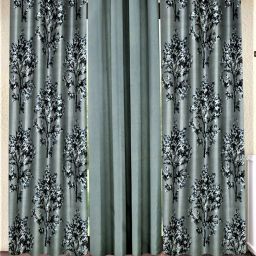 153 cm (5 ft) Polyester Semi Transparent Window Curtain (Pack Of 3)-15