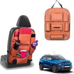 Peepsstore pack of 1 Tan,Orange colour car organizer bags for Punch 2023 Car Multi Pocket-image-61
