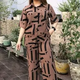shommee Shirt Palazzos Co-ords Set-picture-17