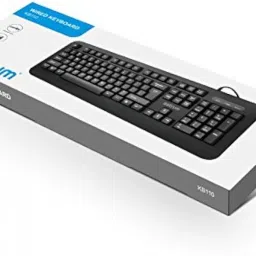 ASTRUM KB110 Classic Wired Keyboard 104keys in Black Color Wired USB Standard Multi-device Keyboard Compatible with Desktop, Laptop, Mac Yes,stand support,multimedia_keys,Astrum KB110 image 3