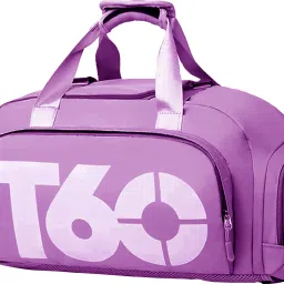 28 L Gym Duffel Bag - 28L Water Resistant Duffel Gym Bag for Men & Women - Purple-image-49