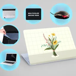 SDM 6IN1LAPTOPSKIN,SCREEN&KEYGAURD PROTECTOR,TRACKPAD,SLEEVEBAG,MOUSEPAD15.6INCH151 Combo Set-image-21