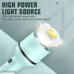 sument Portable Rechargeable Torch with 4 Mode Light Type C Fast Charging Torch image 4