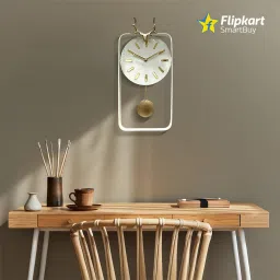 flipkart smartbuy Analog 39 cm X 18 cm Wall Clock image 4