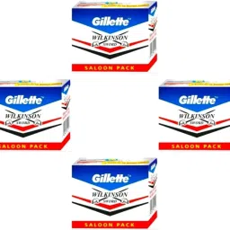 Wilkinson Sword Double Edge Razor Blades (50 In 1) (Pack Of 4) Saloon Pack by Rmr JaiHind, Men & Women-image-0