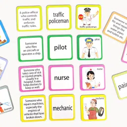 creative's Language Learning entre - Occupations (120 Game cards & Activity Guide ) image 2