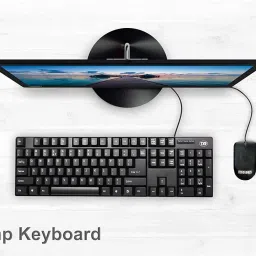 Tvs Electronics Champ Keyboard Wired USB Standard Desktop Keyboard Compatible with Desktop, Laptop, Mac Champ Keyboard image 4